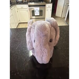 Vintage R. Dakin Plush Grey Elephant 1978 Stuffed Animal Plushie Gray Stands Up